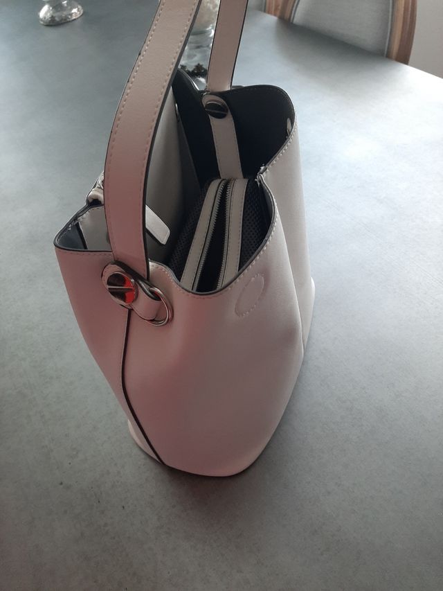 Bolso blanco polipiel