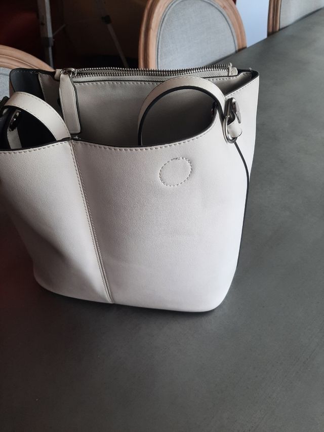 Bolso blanco polipiel