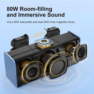 Altavoz 80W DOSS Soundbox Ultra,  Exclusivo AZUL