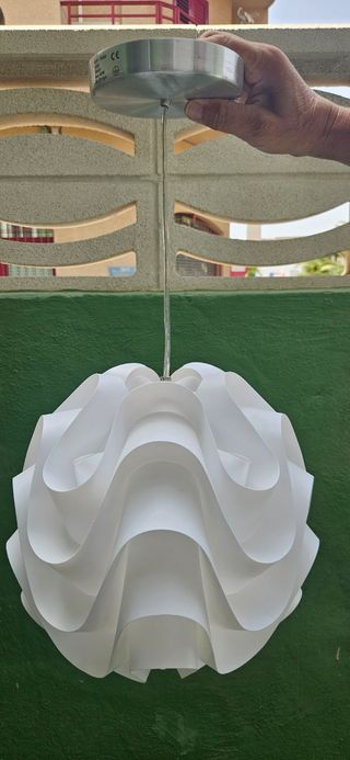 Lámpara colgante blanca