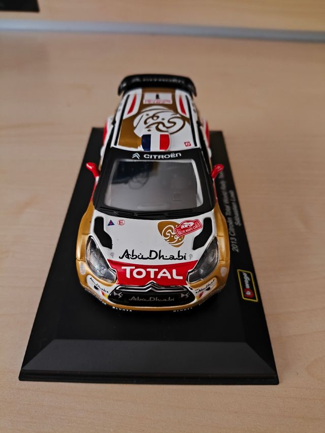 Modellino Citroën DS3 WRC Loeb 2013