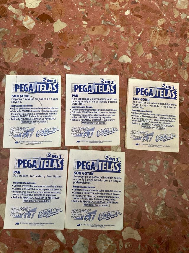 5 adesivi adesivi Goku