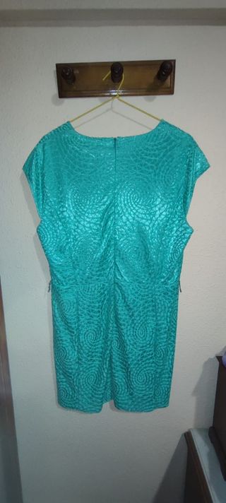 Vestido CENZAS turquesa