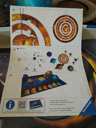 Puzzle 3D Pianeti - Sistema Solare