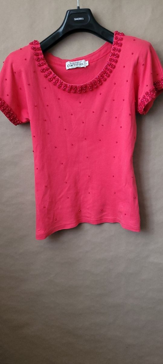 Camiseta Cortefiel roja - Talla L