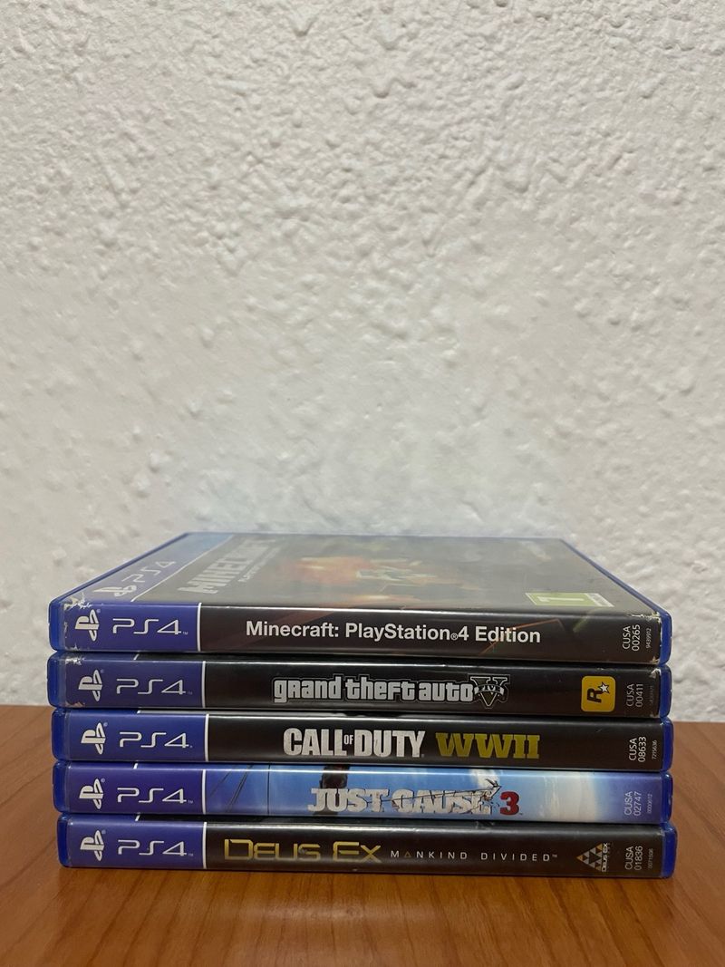 Imagen de 5 Juegos PS4 (El precio no es 1€)
