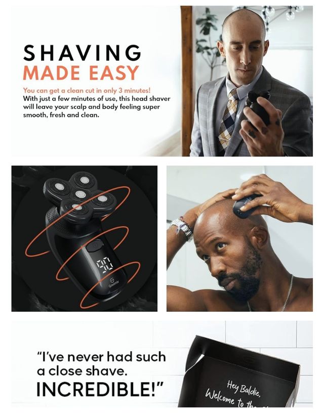 Groomie BaldiePro - Afeitadora eléctrica