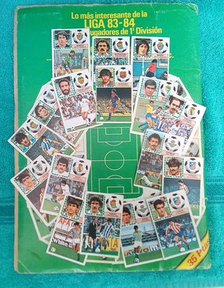 Cromos de fútbol Liga 83-84.