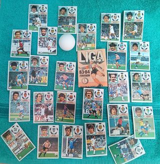 Cromos de fútbol Liga 83-84.