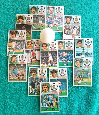 Cromos de fútbol Liga 83-84.