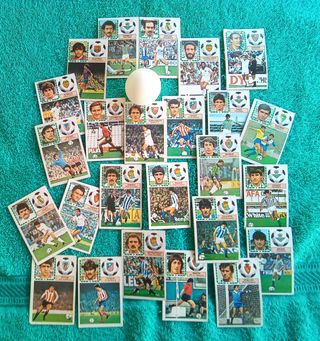 Cromos de fútbol Liga 83-84.