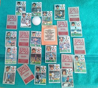Cromos de fútbol Liga 83-84.