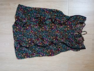Blusa floral Stradivarius talla M