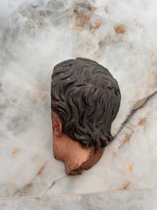 Cabeza tallada religiosa - Antigua Juan de Mesa