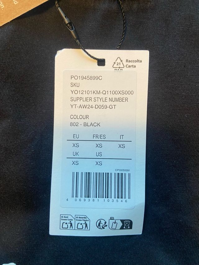 Maglietta Yourturn nera