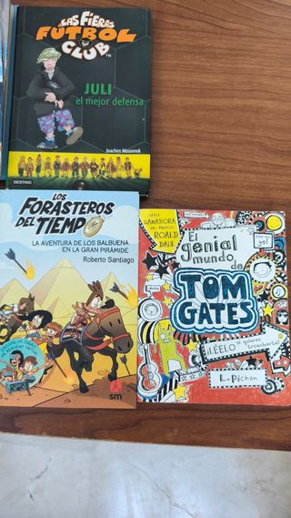 Pack de libros de aventuras, deporte e intriga