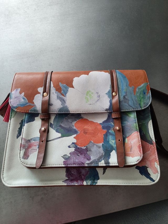 Bolso bandolera floral