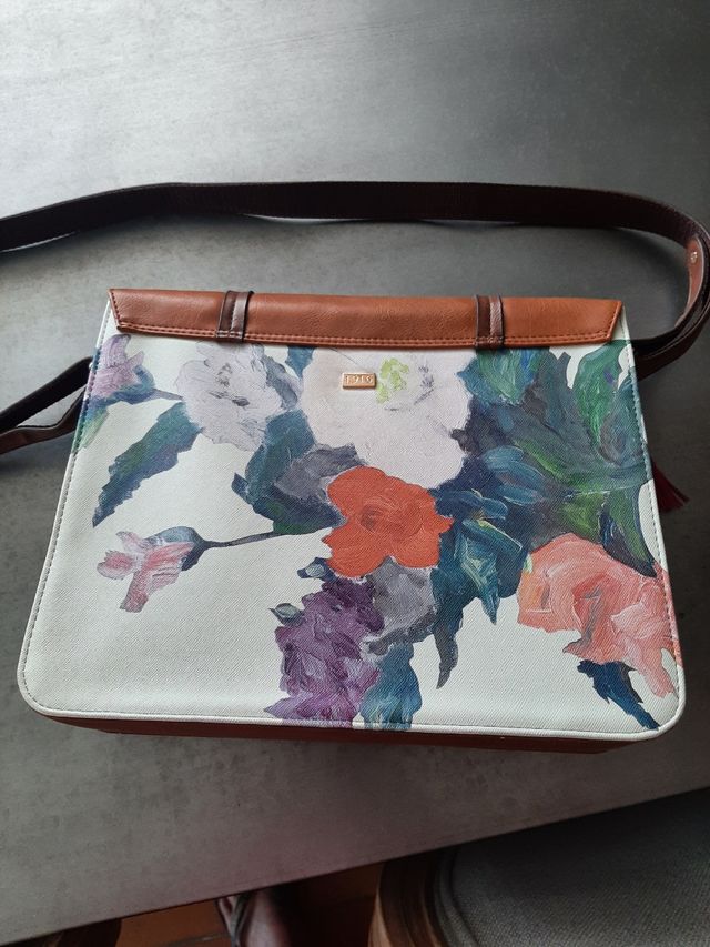 Bolso bandolera floral