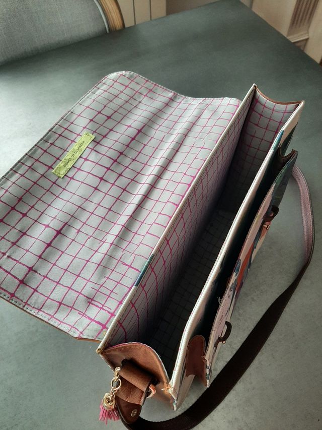 Bolso bandolera floral