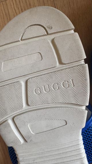 GUCCI SANDALIAS GRUESAS CHUNKY HOMBRE 42 AZUL