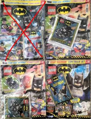 Revistas Lego Batman con figura