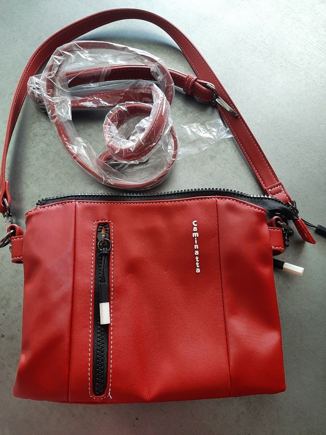 Bolso Caminatta rojo
