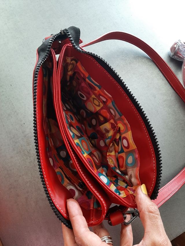 Bolso Caminatta rojo