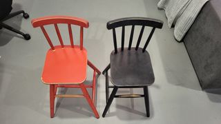 Silla madera niños Ikea 
