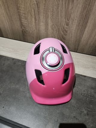 Casco bici niña rosa
Talla S ( 53-56cm).
Decathlon