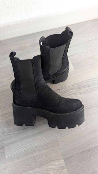 Botas plataforma MIM negras