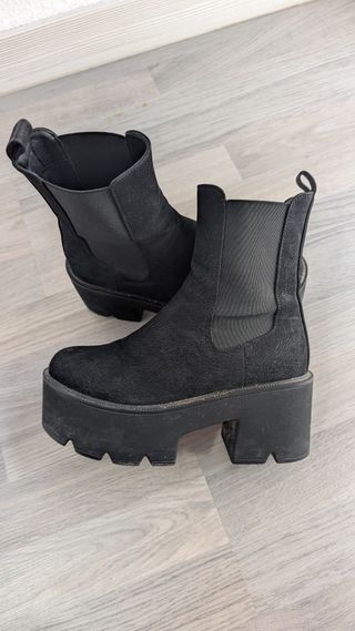 Botas plataforma MIM negras