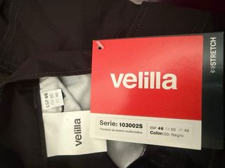 Pantalón trabajo Velilla negro