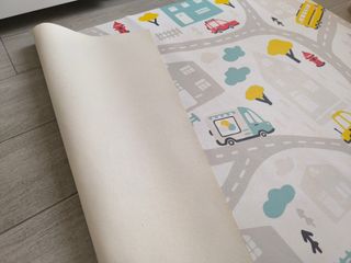 Alfombra infantil tráfico multicolor