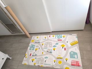 Alfombra infantil tráfico multicolor