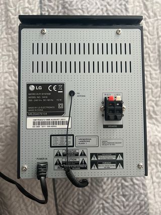 Minicadena LG XA16 - HiFi