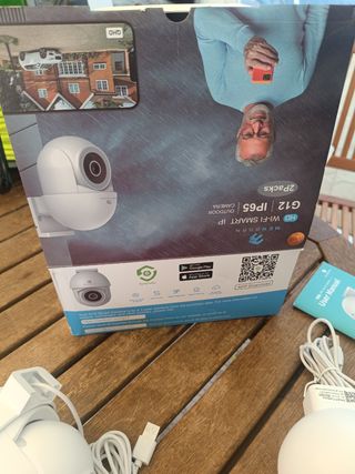 2 Cámaras Seguridad WiFi Ext. G12