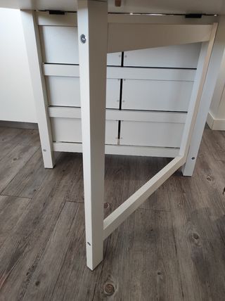 Norden - Tavolo pieghevole IKEA, bianco