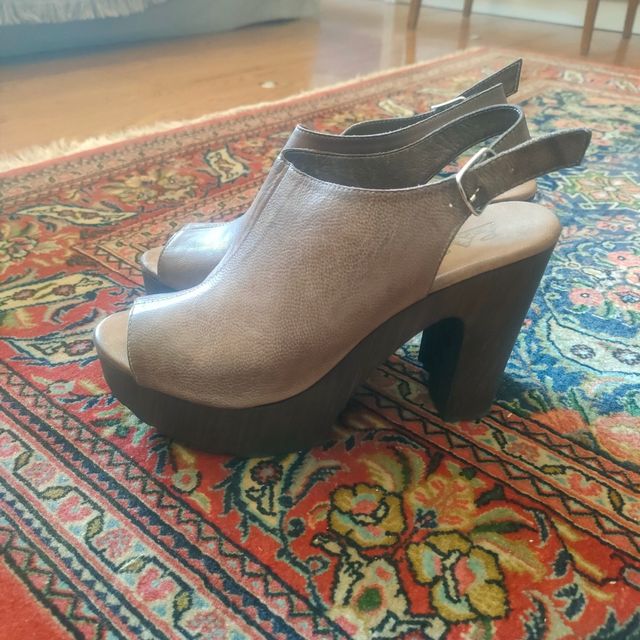 Sandali Passi - tacco alto marroni