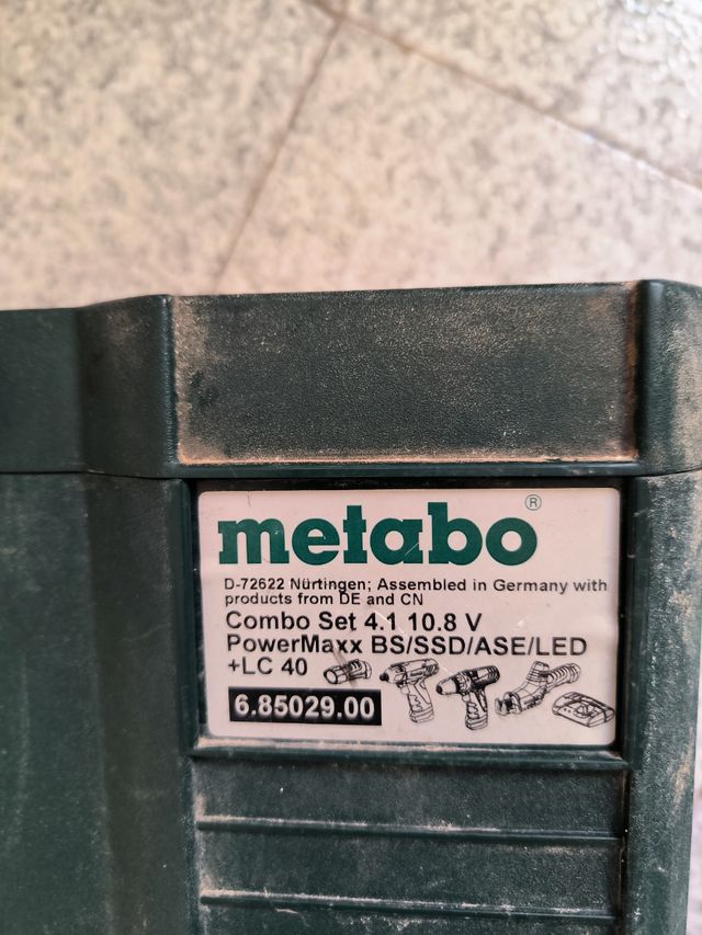 Caja herramientas metabo