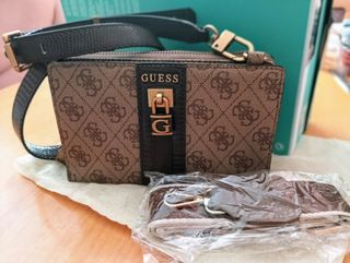 Bolso GUESS bandolera beige