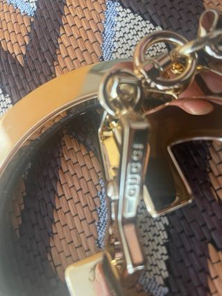 Bolso Gucci Blondie-rafia y cuero