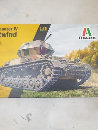 Maqueta Flakpanzer IV Ostwind Italeri 1:35