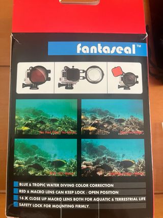 Lentes GoPro Fantaseal - Macro + Filtro Rojo