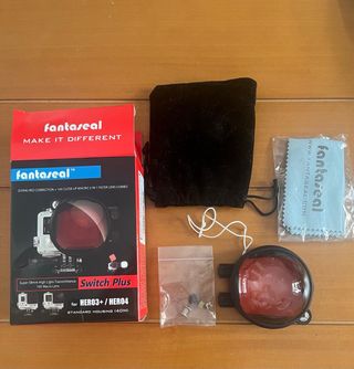 Lentes GoPro Fantaseal - Macro + Filtro Rojo