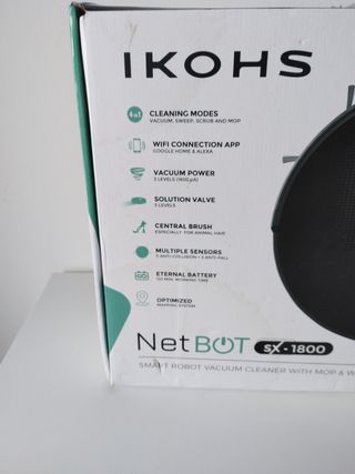 NetBot SX-1800: Aspiradora robot. Ikohs 

