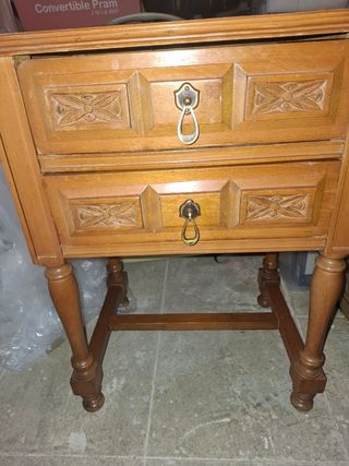 Mesita noche madera - restaurar