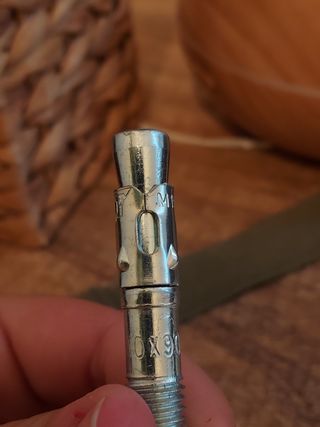 Anclaje tipo C + parabolt 10x90mm (6uds)