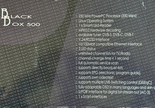 Black Box 500 Decoder Satellitare