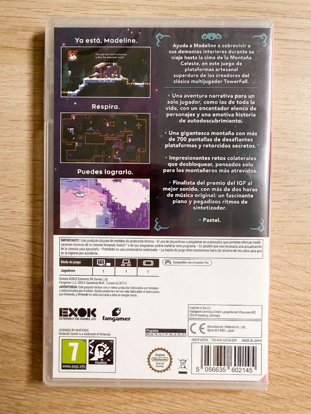 (PRECINTADO) Celeste - Nintendo Switch