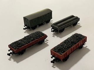 Lote 4 vagones mercancías Ibertren N